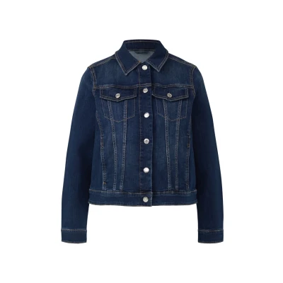 Abbildung von s.Oliver Elastische Jeansjacke, Damen, Größe: 32, Blau