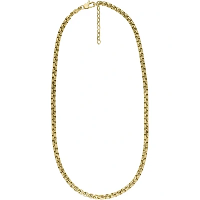 Abbildung von Fossil Halskette goldcoloured, Damen, Größe: One Size, Gold coloured