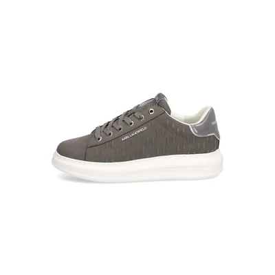 Abbildung von KARL Lagerfeld Kapri MENS Monogram Emboss Sneaker low, Herren, Größe: 40, Mid grey Schuhe