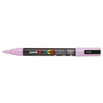 Abbildung von uni ball 186519 POSCA Marker mit feiner Rundspitze, hellrosa