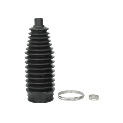 Abbildung von FEBI BILSTEIN 39238 Faltenbalgsatz, Lenkung Thermoplast Vorderachse links, rechts mit Schellen