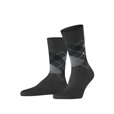 Abbildung von Burlington Manchester Socken, Herren, Größe: 46/50, Anthracite mel