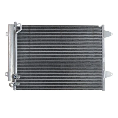 Abbildung von NRF EASY FIT 35614 Klimakondensator mit Trockner, Dichtring 15,3 13,7 Aluminium 570 VOLKSWAGEN: Passat B7 Variant, B6 Variant