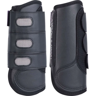 Abbildung von Harry&#039;s Horse Beinschutz Eventing Front Schwarz M