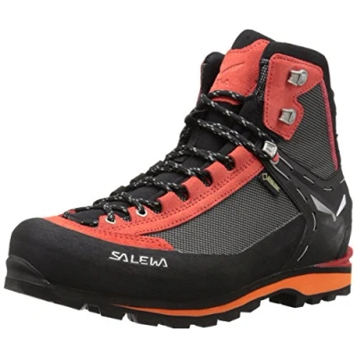 Abbildung von Salewa MS Crow Gore TEX Herren Trekking &amp; Wanderstiefel, Schwarz (Black/Papavero), 44.5 EU