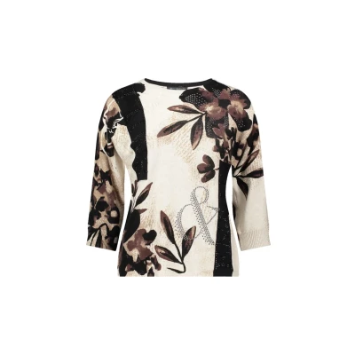 Abbildung von Betty Barclay MIT FLEDERMAUSÄRMELN Strickpullover, Damen, Größe: 36, Beige braun