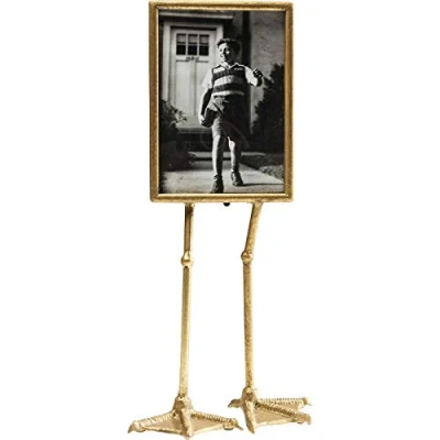 Abbildung von Kare Design Rahmen Duck Feet Gold, Entenfuß, Bilder Rahmen, Stahl Glas Front, Accessoire, 39x19x10 cm (H/B/T)