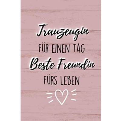 Abbildung von Trauzeugin FÜR EINEN TAG Beste Freundin FÜRS LEBEN: A5 Trauzeuginnen Planer 120 Seiten kariert Hochzeitsplaner Junggesellenabschied planen ... Aufgaben