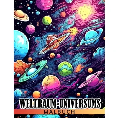 Abbildung von Malbuch des Weltraum Universums: Fantastische Malvorlagen mit unglaublichen Illustrationen zum Entspannen und Abschalten für Kinder Jugendliche
