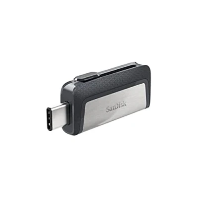 Abbildung von SanDisk Ultra Dual Drive USB Type C Laufwerk Smartphone Speicher 64 GB (Mobiler Speicher, 3.1, versenkbarer Doppelanschluss, 150MB/s Übertragungsraten, Laufwerk)