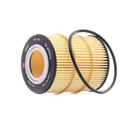 Abbildung von BOSCH F 026 407 155 Ölfilter mit Dichtung Filtereinsatz LAND ROVER: Range Rover Sport, Discovery 4, 5, JAGUAR: XJ Saloon, XF Saloon