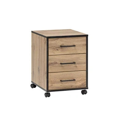 Abbildung von Möbelpartner Montana Rollcontainer 146466, Holzdekor, Eiche Landhaus Dekor, 40,1 x 50 57 cm