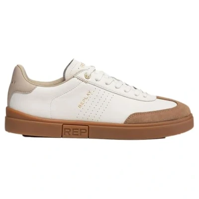 Abbildung von Replay Polys Scent Sneaker low, Herren, Größe: 44, Off white/pecan Schuhe