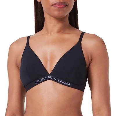 Abbildung von Tommy Hilfiger Damen Bikinitop Triangel , Blau (Desert Sky), M