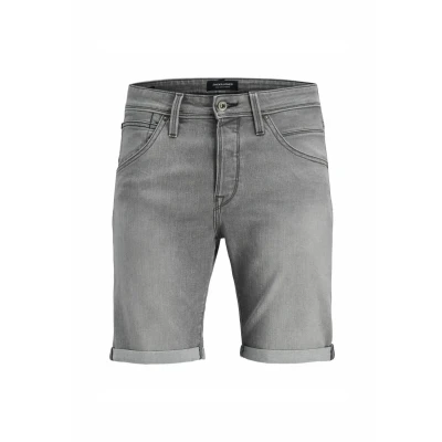 Abbildung von Jack &amp; Jones Jjirick Jjfox Jeans Shorts, Herren, Größe: XS, Grey denim