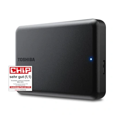 Abbildung von Toshiba Canvio Partner 4TB Portable 2.5&#039;&#039; Externe Festplatte, USB 3.2, Mac &amp; Windows kompatibel. Xbox, PS4, PS5