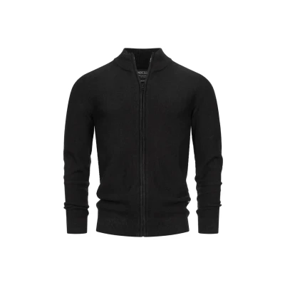 Abbildung von Indicode Jeans Inwestmoon Strickjacke, Herren, Größe: Small, Black
