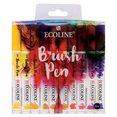Abbildung von Ecoline Talens 20 brush pens