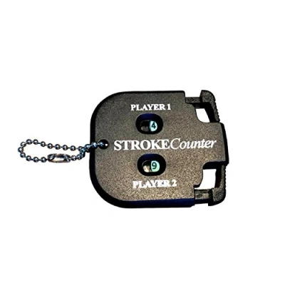 Abbildung von LL Golf ® Schlagzähler/Zähler für 2 Personen/Score Counter/Zähler/Scorer/Stroke Counter/Golfschwung/Putt Zähler die Runde auf dem Golfplatz