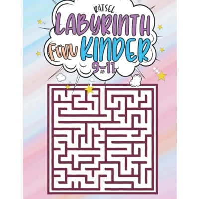 Abbildung von Labyrinth rätsel für Kinder ab 9 11: 100 3 ebenen mit Lösungen Aktivitätsbuch rätselhefte 11 jahren ... Geschenkidee fur Mädchen und Jungen