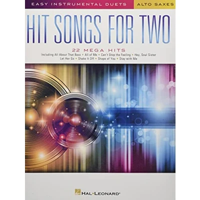Abbildung von Easy Instrumental Duets Hit Songs For Two Alto Saxophones (Book): Noten für Alt Saxophon