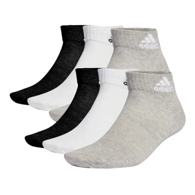 Abbildung von adidas IC1307 T SPW ANK 6P Socks Unisex Adult medium grey heather/white/black, KXXL (31 33 EU)