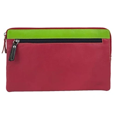 Abbildung von LEAS Mehrfarbige Banktasche Geldtasche Echt Leder, bunt Special Edition