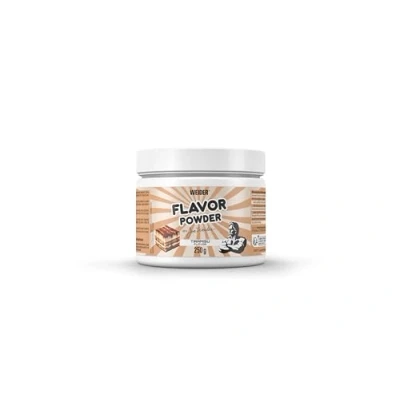Abbildung von WEIDER Flavor Powder Geschmackspulver ohne Zucker zum Aromatisieren und Süßen von Quark, Joghurt oder Eiweißpulver, auch Backen geeignet, wenig Kalorien, 250 g = 83 Portionen, Tiramisu