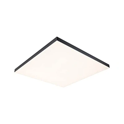 Abbildung von Paulmann 79909 LED Panel Velora Rainbow eckig incl. 1x31 W dimmbar dynamicRGBW Farbsteuerung Schwarz Metall Deckenleuchte 3000 K