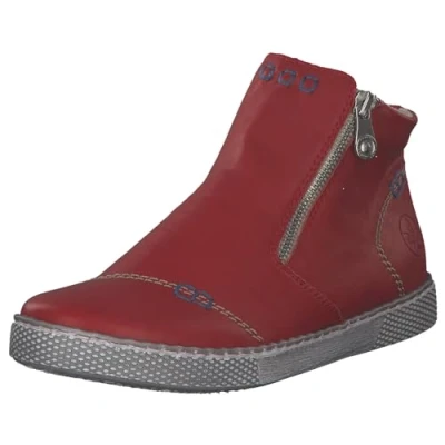 Abbildung von Rieker Damen L1260 Mode Stiefel, rot, 36 EU