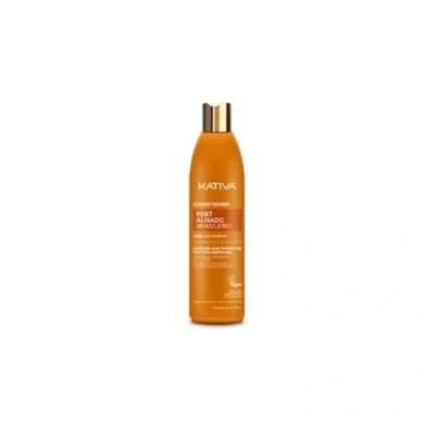 Abbildung von KATIVA POST Glättungsmittel, 355 ml, Weichheit und Glanz, Anti Frizz Effekt, verlängert die Glättung um 50%, sulfatfrei parabenfrei für Erhaltung der brasilianischen