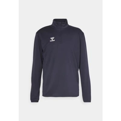 Abbildung von Hummel Essential HALF ZIP Langarmshirt, Herren, Größe: XXL, Marine
