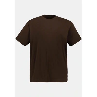 Abbildung von JP1880 Tshirt basic, Herren, Größe: 7XL, Mahagonibraun