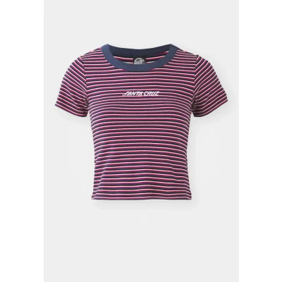 Abbildung von Santa Cruz LOGO Tshirt print, Damen, Größe: 42, Black