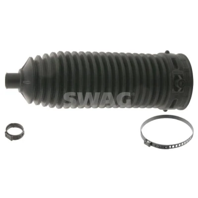 Abbildung von SWAG 10 93 3475 Faltenbalgsatz, Lenkung Thermoplast mit Schellen MERCEDES BENZ: E Class Saloon, C CLK Convertible