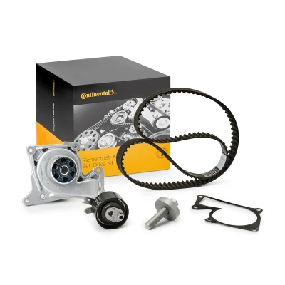 Abbildung von Wasserpumpe + Zahnriemensatz CONTITECH CT1244WP1