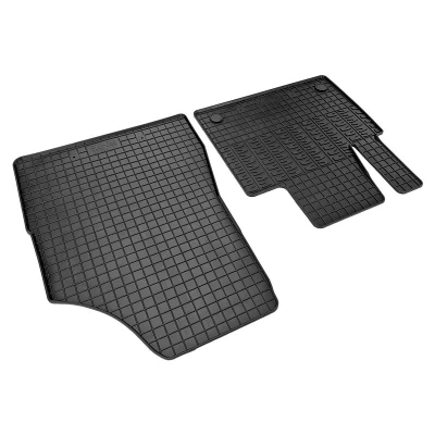 Abbildung von AutoStyle CK RRE02 Fußmattensatz Vollgummi vorne 2 schwarz
