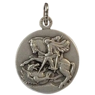 Abbildung von Medaille des Heiligen Georg Märtyrers Die Medaillen der Schutzheiligen 100% Made in Italy