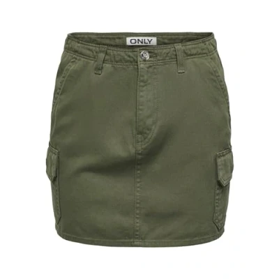 Abbildung von ONLY Onlmalfy Short Cargo Skirt Jeansrock, Damen, Größe: XS, Kalamata