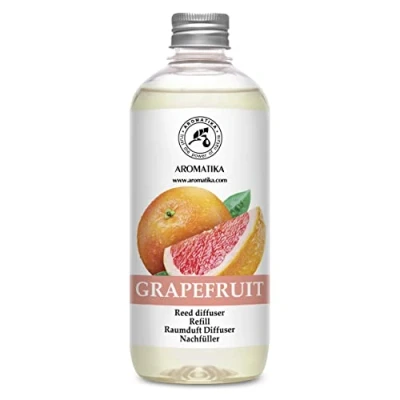 Abbildung von Raumduft Diffuser Nachfüller Grapefruit 500ml Nachfüllpack für Duftdiffusor Reed Refill Raumbeduftung Zimmerduft Nachfüllen Zitrus Duft