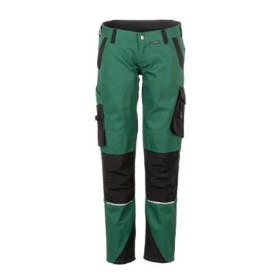 Abbildung von Planam Norit Damen Bundhose grün schwarz Modell 6414 Größe 40