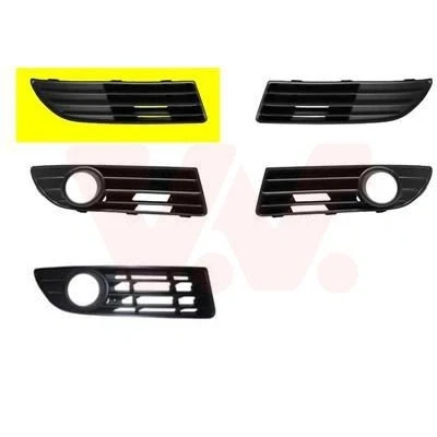 Abbildung von VAN WEZEL 5828592 Lüftungsgitter vorne rechts VOLKSWAGEN: Polo IV Hatchback, Saloon kfzteile, mister auto, atp autoteile, kfzteile24
