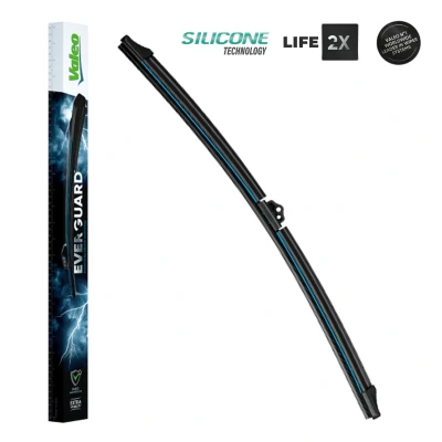 Abbildung von Scheibenwischer Valeo Everguard Silicone Single 566006 480mm vorne Flachbalkenwischblatt VOLKSWAGEN: Golf 5, Polo IV Hatchback, Passat B8 Variant