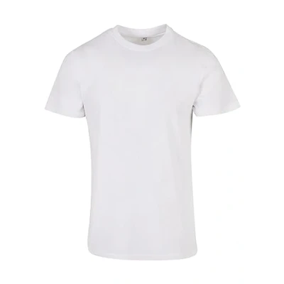 Abbildung von Build Your Brand Herren BB010 Basic Round Neck T Shirt, White, XL