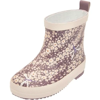 Abbildung von Playshoes Gummistiefel Halbschaft Blumen Unisex Kinder Gummistiefel, Violett Blumen, 19 EU