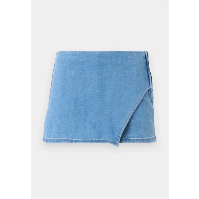 Abbildung von ONLY Onlmist Yasmine WRAP Skort Jeansrock, Damen, Größe: XS, Medium blue denim