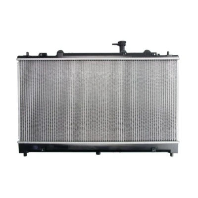 Abbildung von THERMOTEC D73019TT Kühler, Motorkühlung Aluminium, Kunststoff für Fahrzeuge mit/ohne Klimaanlage 378 738 16 Automatikgetriebe Kühlrippen gelötet