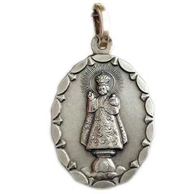 Abbildung von Medaille Prager Jesulein aus 925 Sterling Silber