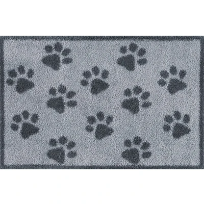 Abbildung von Turtle Mat Fußmatte "Paws Grey" rechteckig 9 mm Höhe