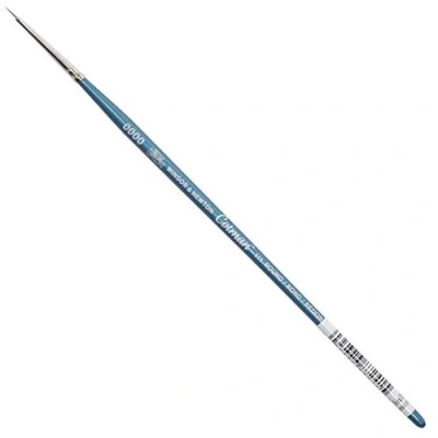 Abbildung von Winsor &amp; Newton 5301031 Cotman Aquarell Synthetikhaar Pinsel Serie 111 Rundpinsel, kurzer Stiel mit exzellenter Sprungkraft, Farbtragekraft und Punktgenauigkeit Nr. 0000 0,9 mm